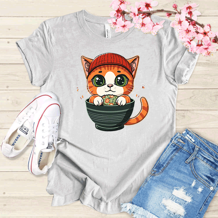 Chaton roux T-shirt