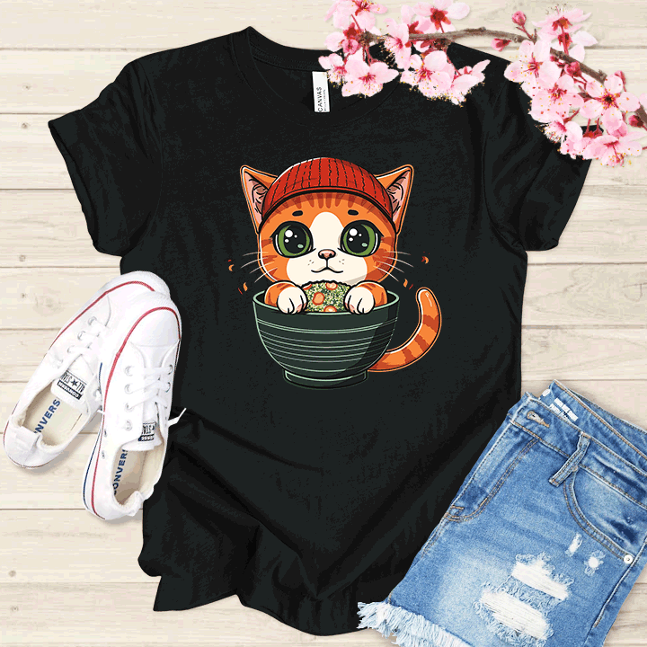Chaton roux T-shirt