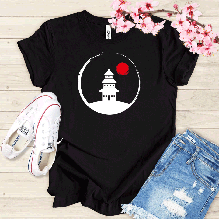 Temple et soleil T-shirt