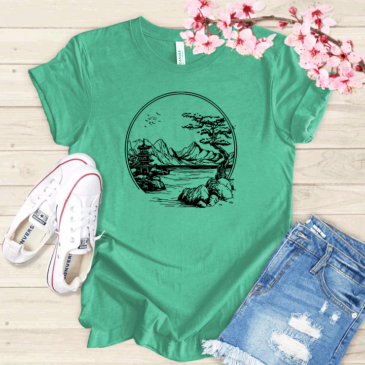 Paysage Japon T-shirt
