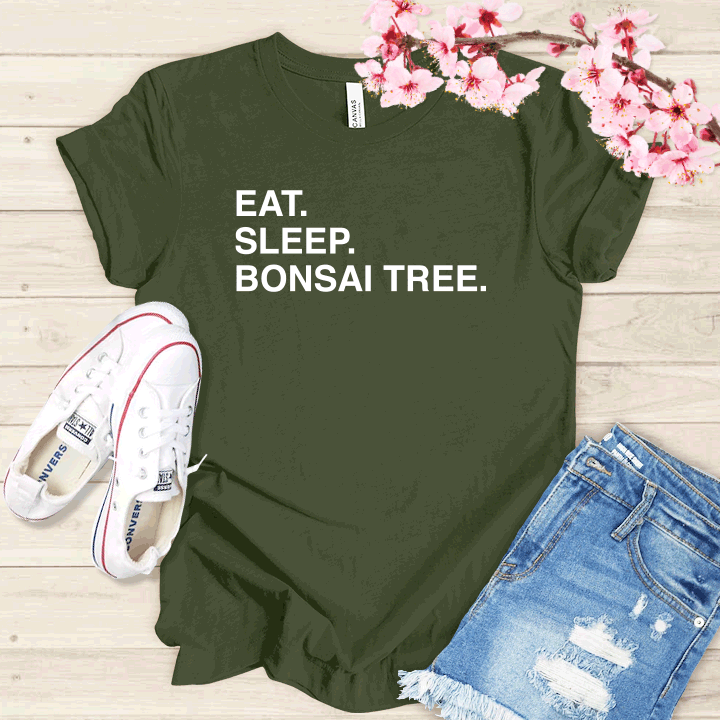 Eat Sleep Bonsaï Tree T-shirt
