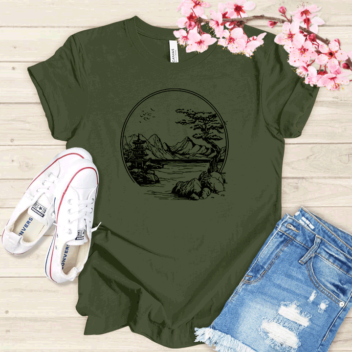 Paysage Japon T-shirt