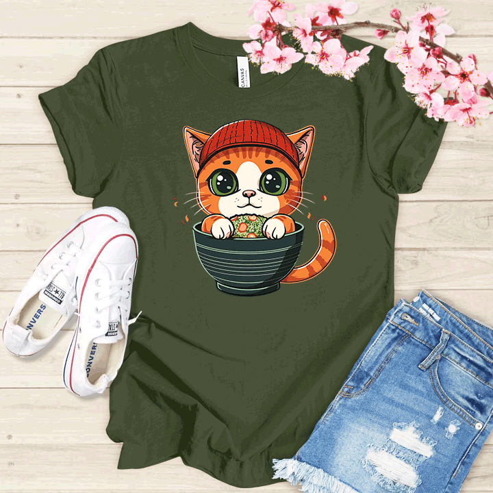 Chaton roux T-shirt