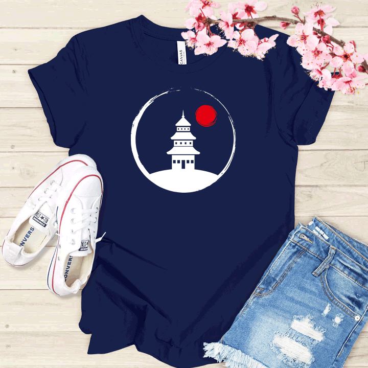 Temple et soleil T-shirt