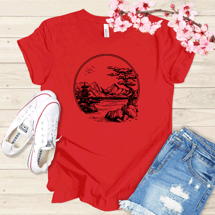 Paysage Japon T-shirt
