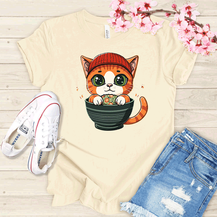 Chaton roux T-shirt