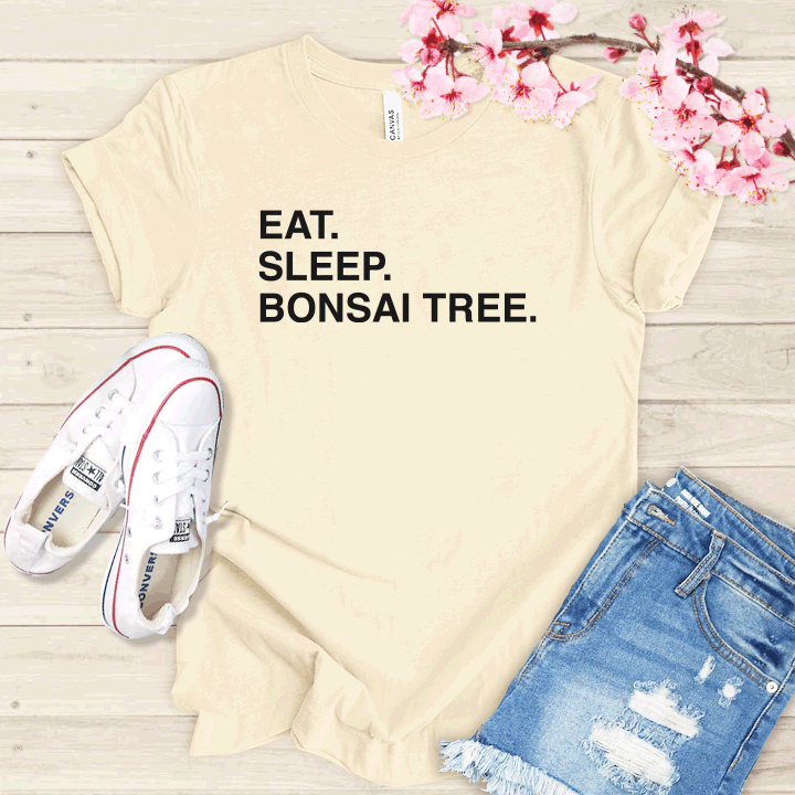 Eat Sleep Bonsaï Tree T-shirt