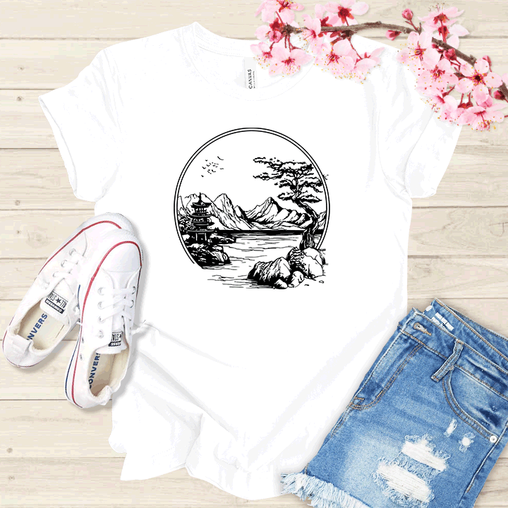 Paysage Japon T-shirt