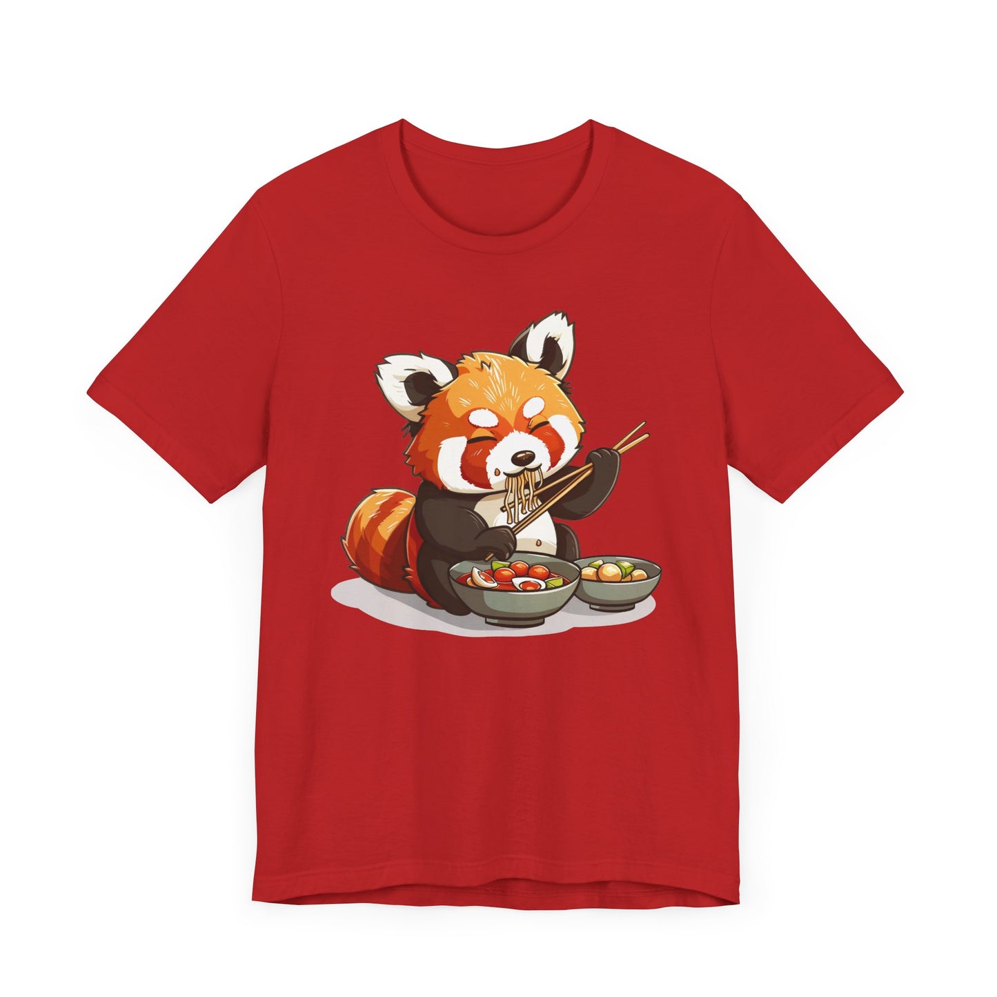 Panda et ramen T-shirt