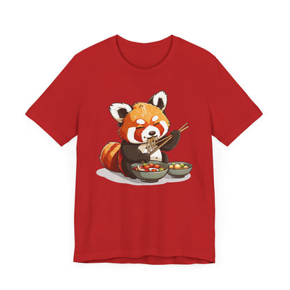 Panda et ramen T-shirt