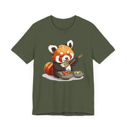 Panda et ramen T-shirt