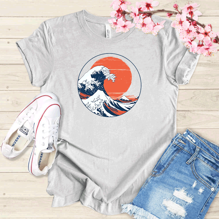 Vagues japonnaises T-shirt
