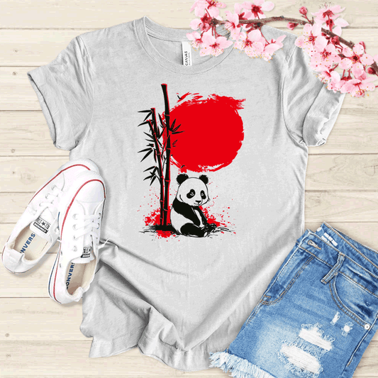 Panda et Bamboo T-shirt