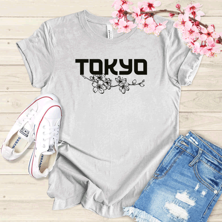 Tokyo et Branche de cerisier T-shirt