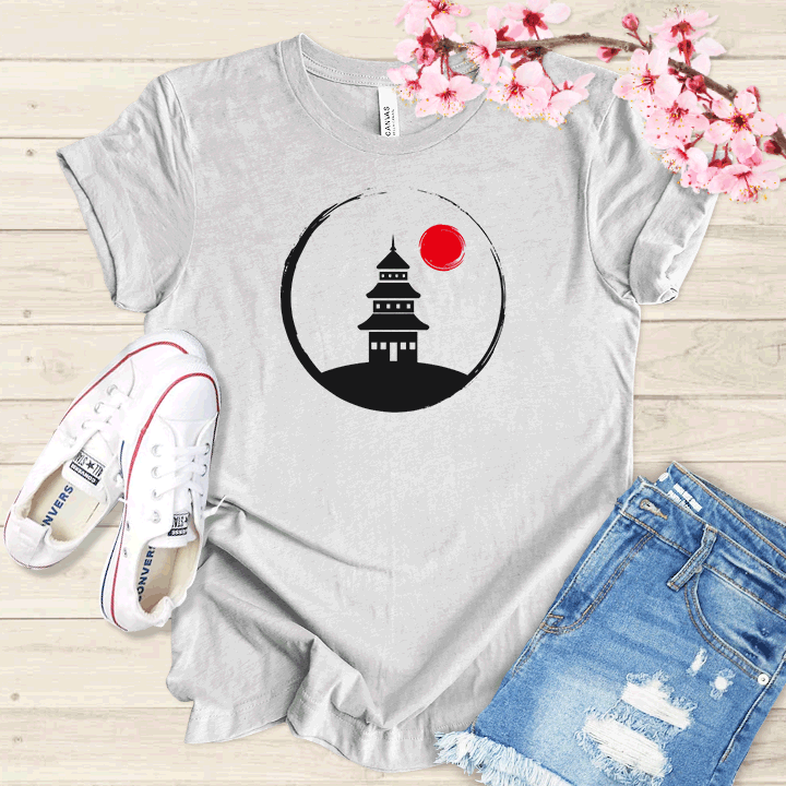 Temple et soleil T-shirt