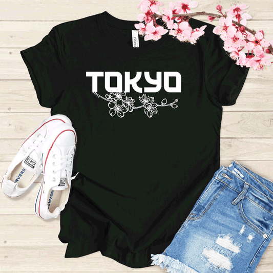 Tokyo et Branche de cerisier T-shirt