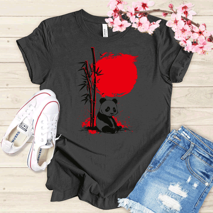 Panda et Bamboo T-shirt