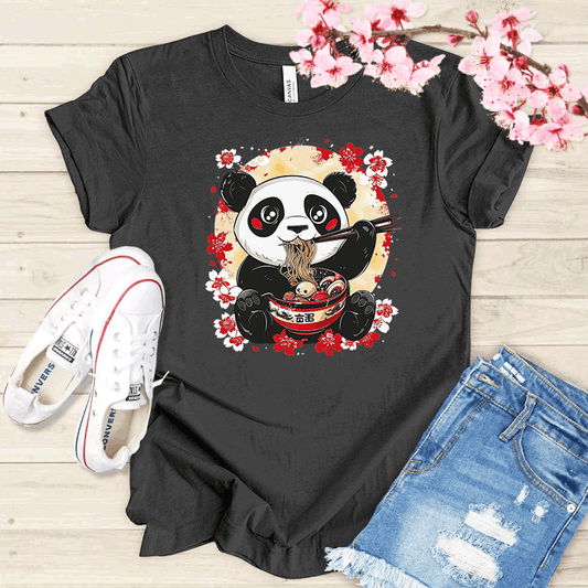 Panda et Ramen T-shirt
