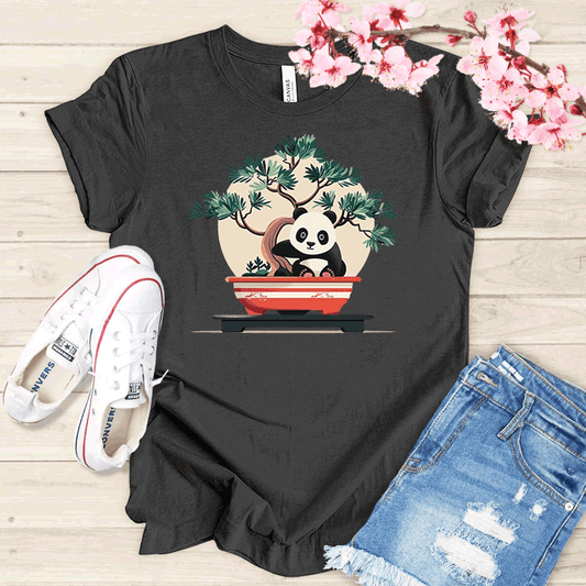 Panda et Bonsaï T-shirt