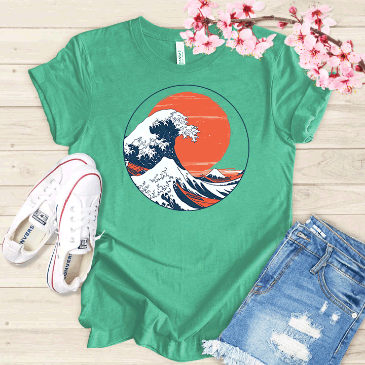 Vagues japonnaises T-shirt