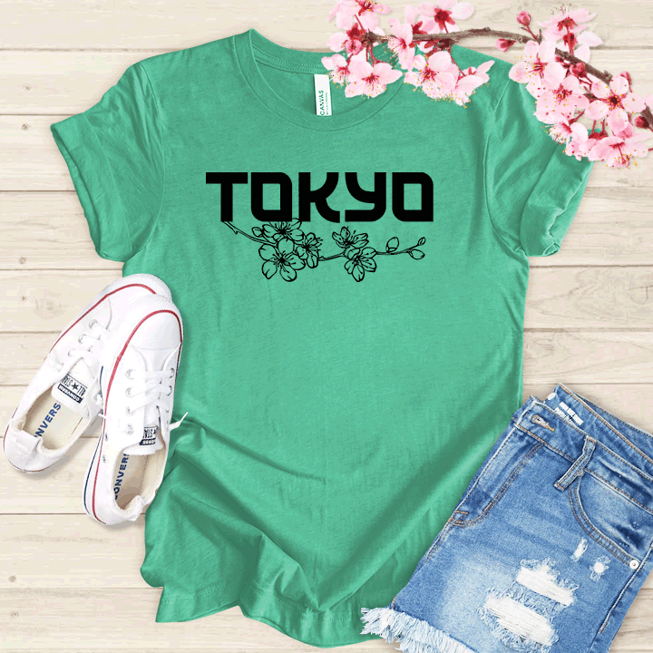 Tokyo et Branche de cerisier T-shirt
