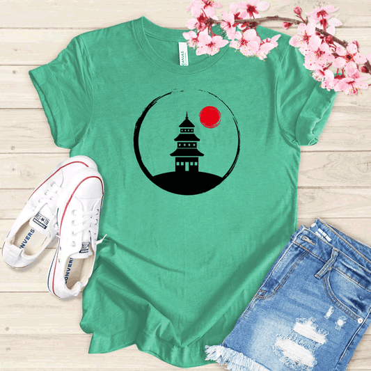 Temple et soleil T-shirt