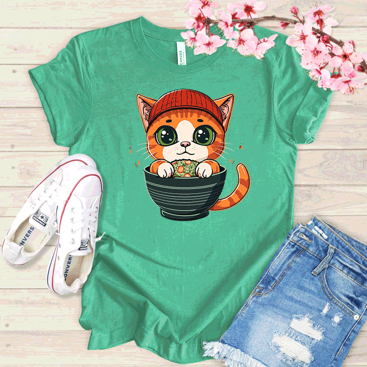 Chaton roux T-shirt