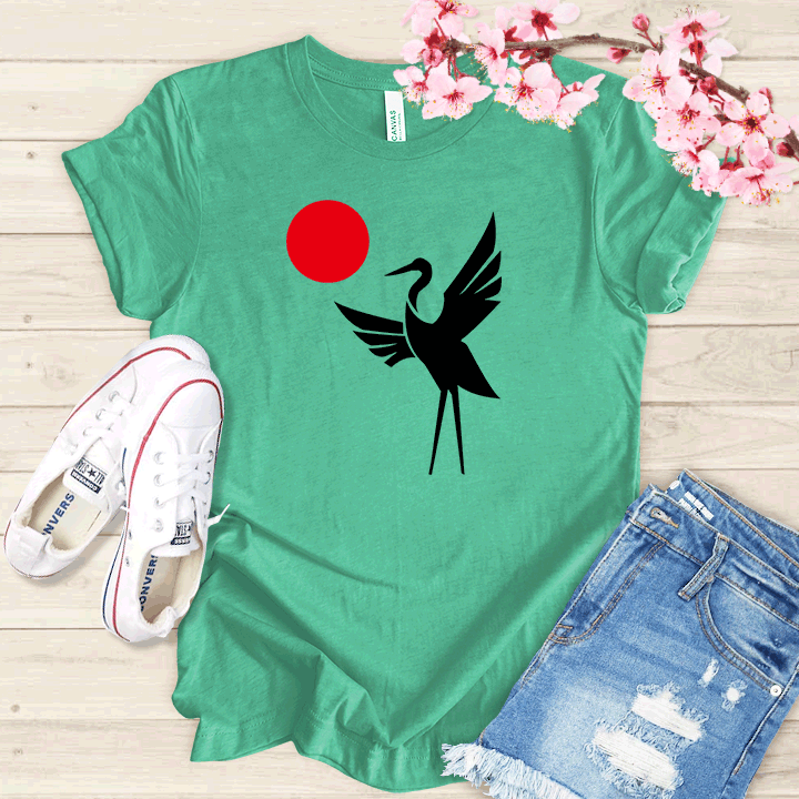 Soleil et Grue T-shirt