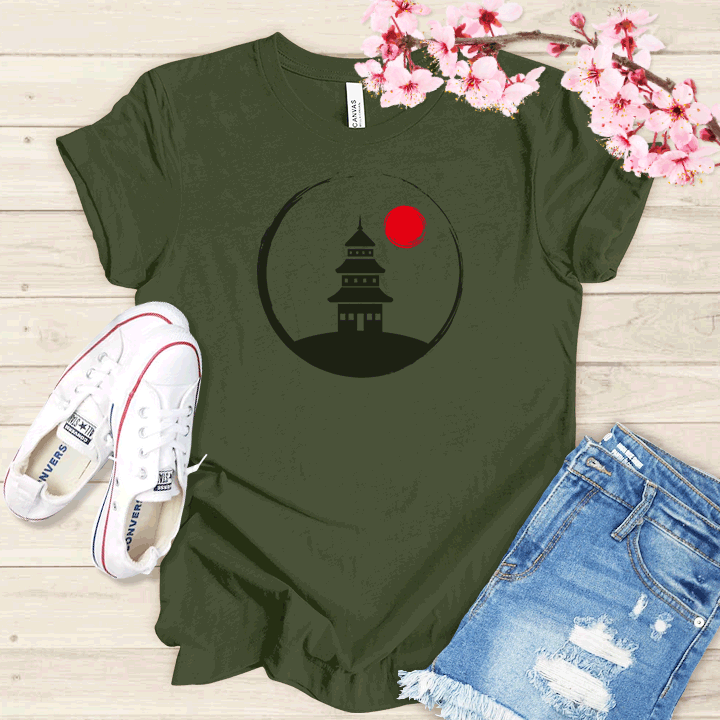 Temple et soleil T-shirt