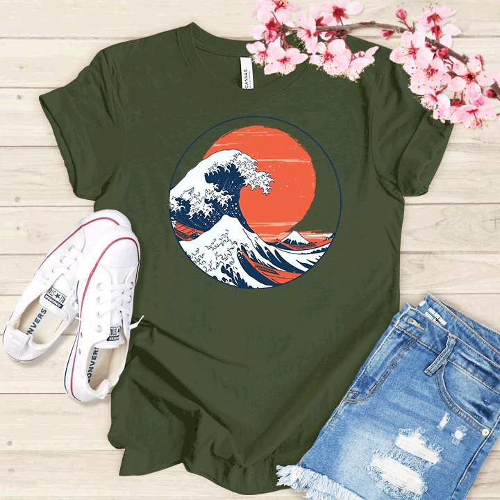 Vagues japonnaises T-shirt