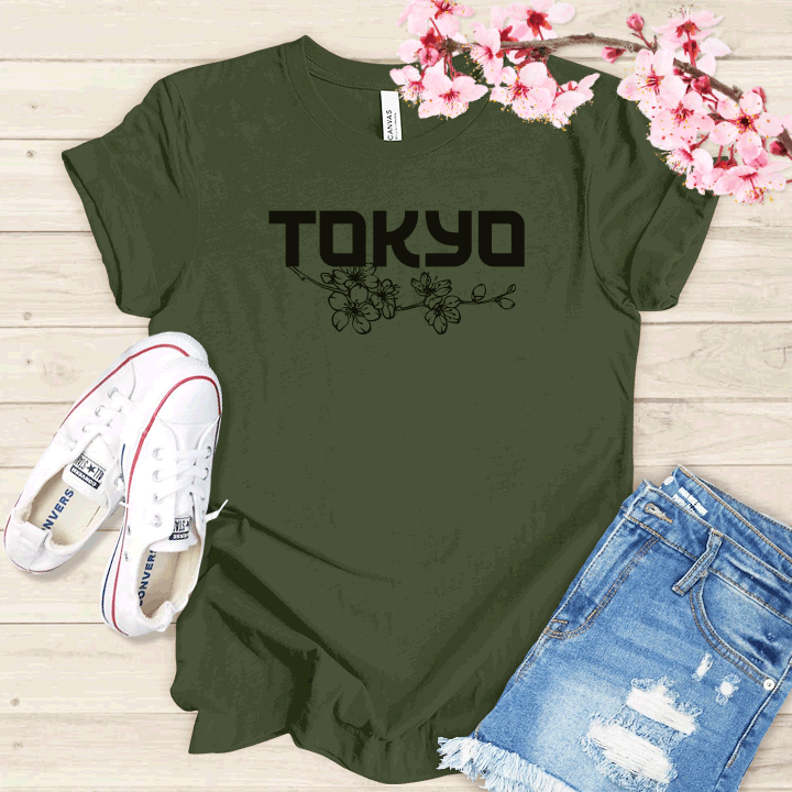 Tokyo et Branche de cerisier T-shirt