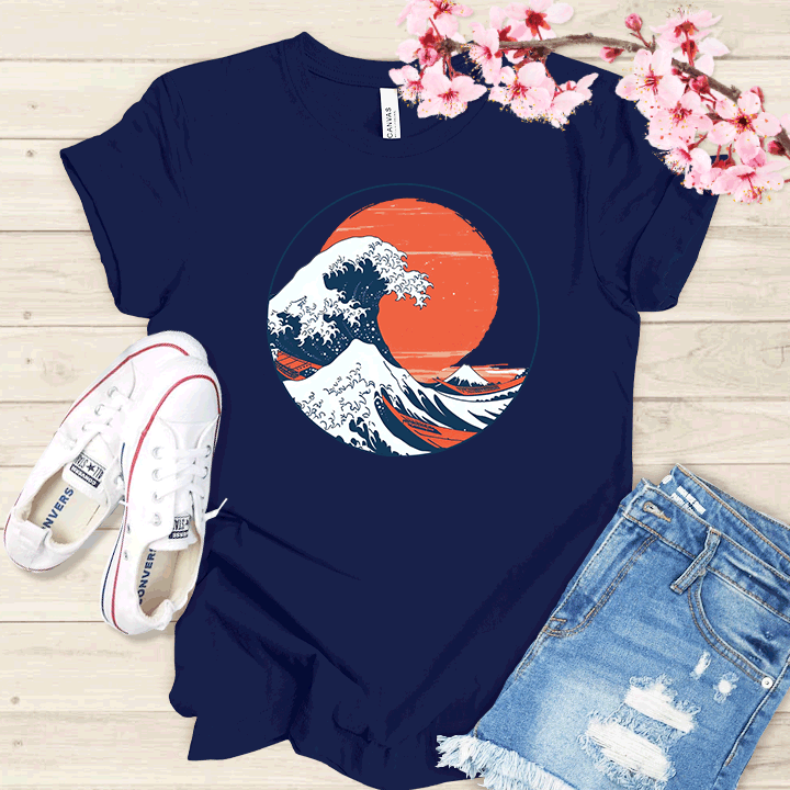 Vagues japonnaises T-shirt