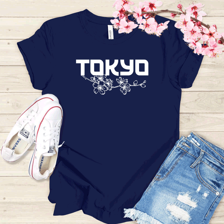 Tokyo et Branche de cerisier T-shirt