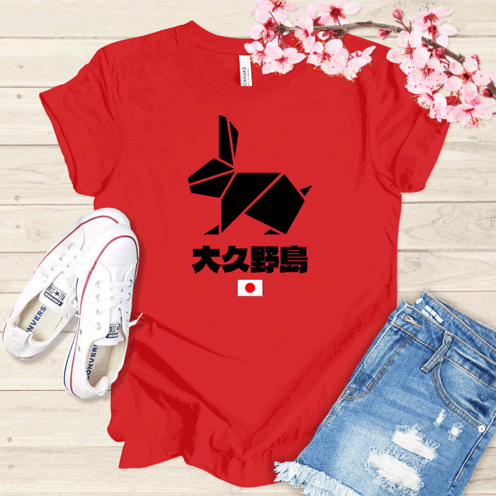 Origami lapin T-shirt