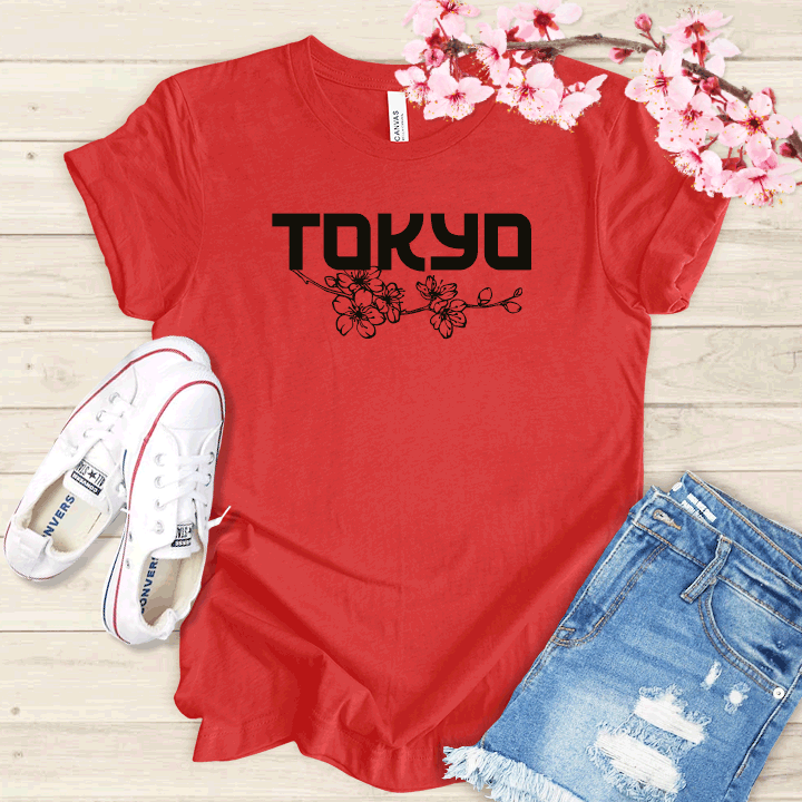 Tokyo et Branche de cerisier T-shirt