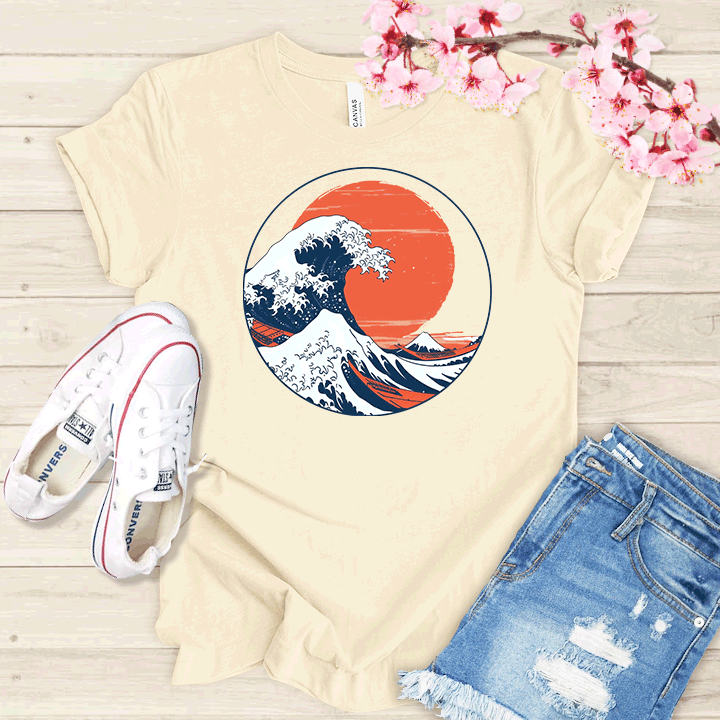 Vagues japonnaises T-shirt