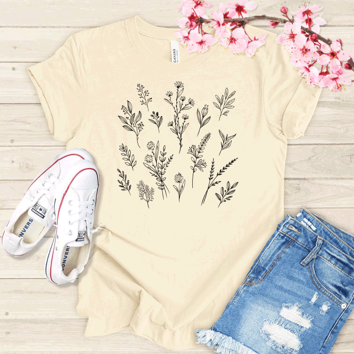 Plantes du Japon T-shirt