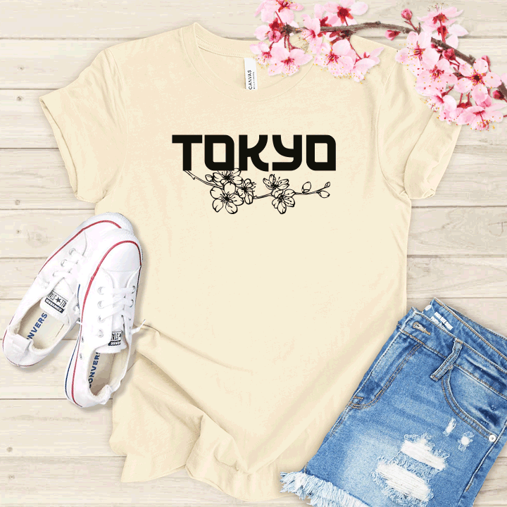 Tokyo et Branche de cerisier T-shirt