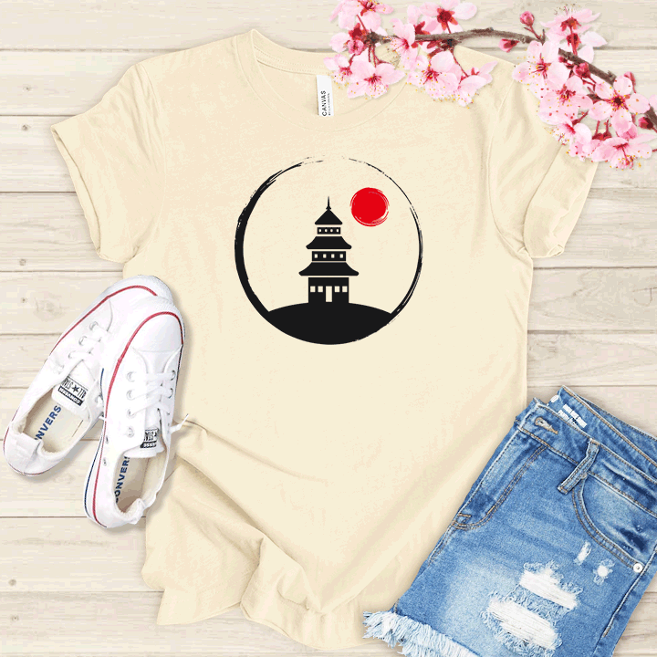 Temple et soleil T-shirt
