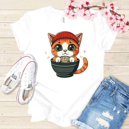 Chaton roux T-shirt