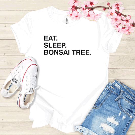 Eat Sleep Bonsaï Tree T-shirt