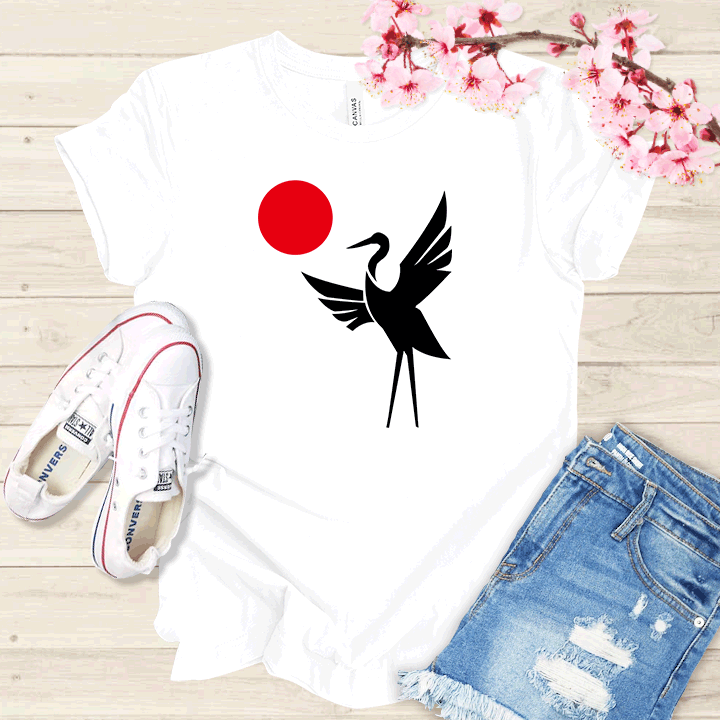 Soleil et Grue T-shirt