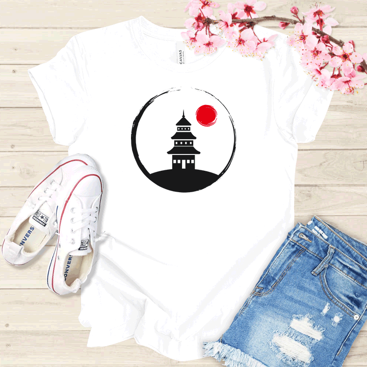 Temple et soleil T-shirt